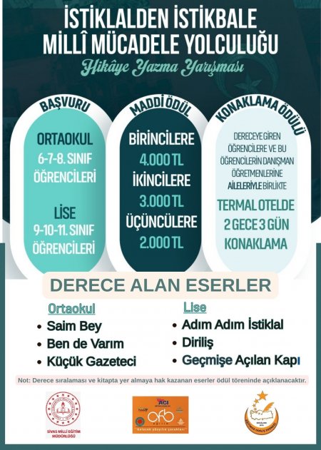 HİKAYE YAZMA YARIŞMASI SONUÇLANDI